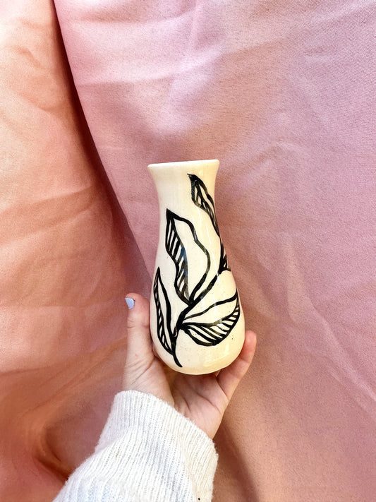 leaves vase