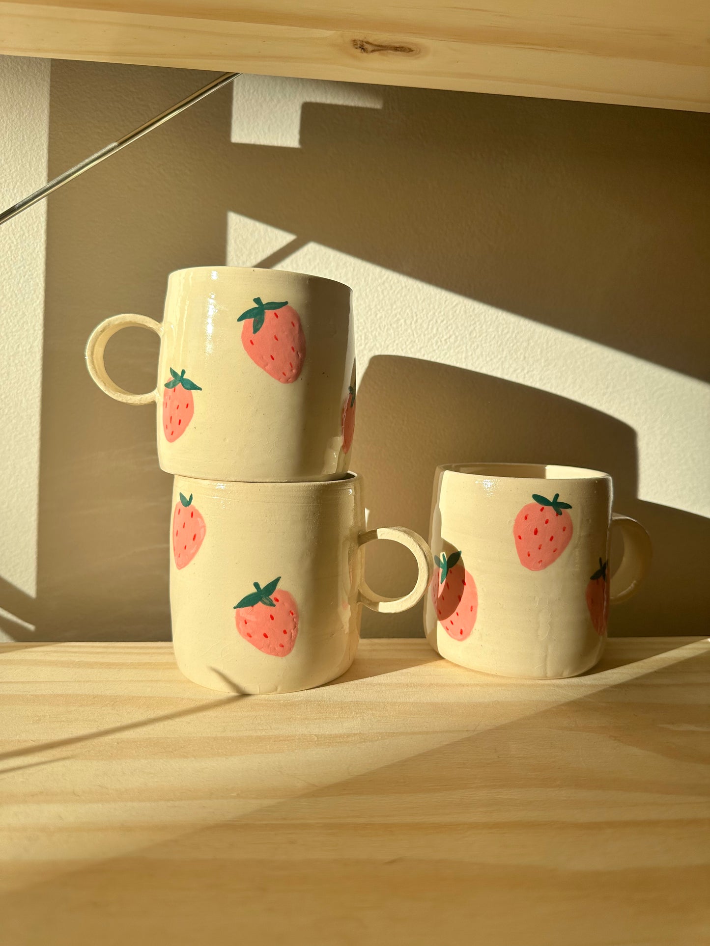 imperfect strawberry mug